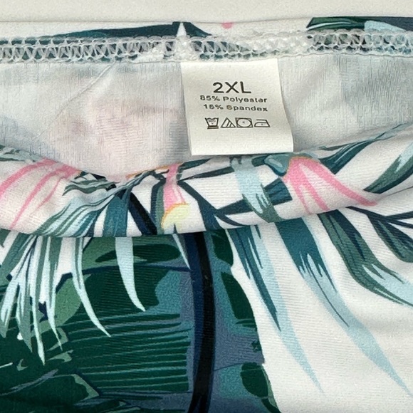 Summer Mae High Waist Tropical Bikini Bottom Size 2XL - Picture 6 of 6